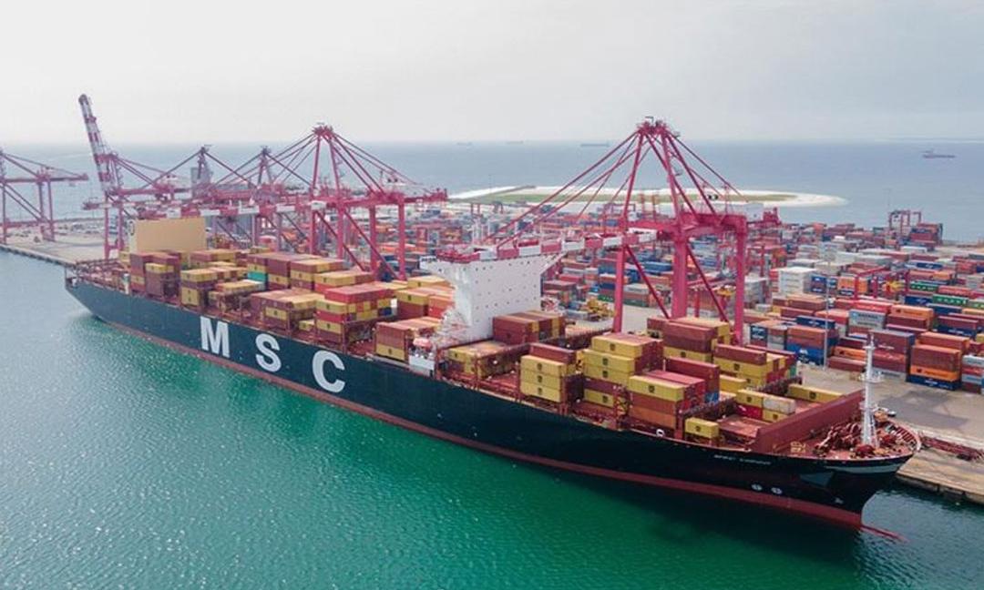 MSC Virgo sets record by calling at Pointe-Noire