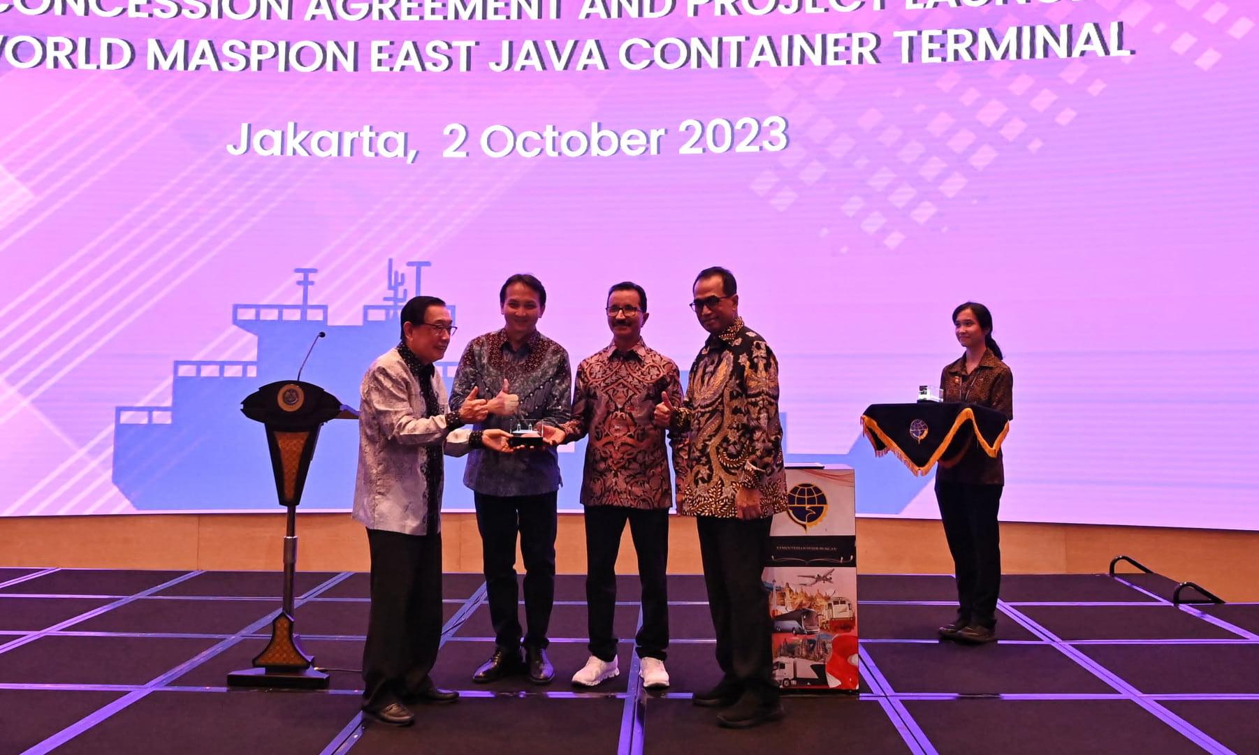 DP World starts container terminal construction in East Java